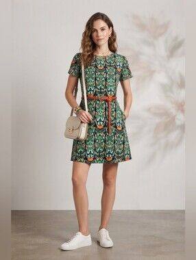 MIM COLORFUL DRESS SIZE SMALL FLARE FIT